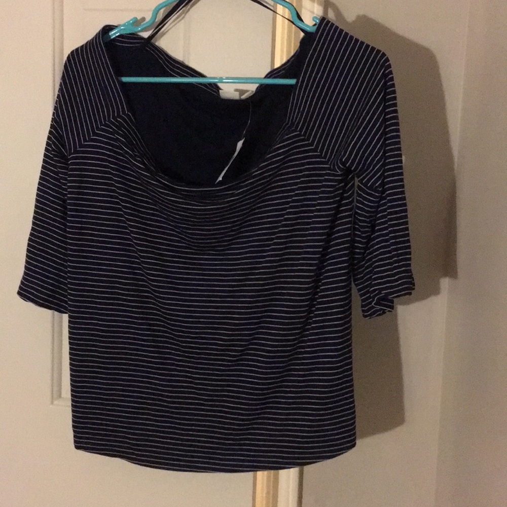 NWT Gap Cropped Off-Shoulder Shirt